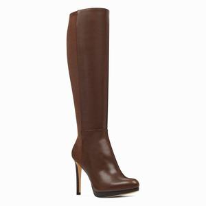 Nine West Quizme Platform Laarzen Bruin Nederland | IFM-103759